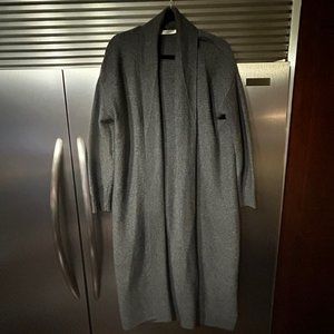 Simon's Contemporaine Long Cardigan Grey - Size S